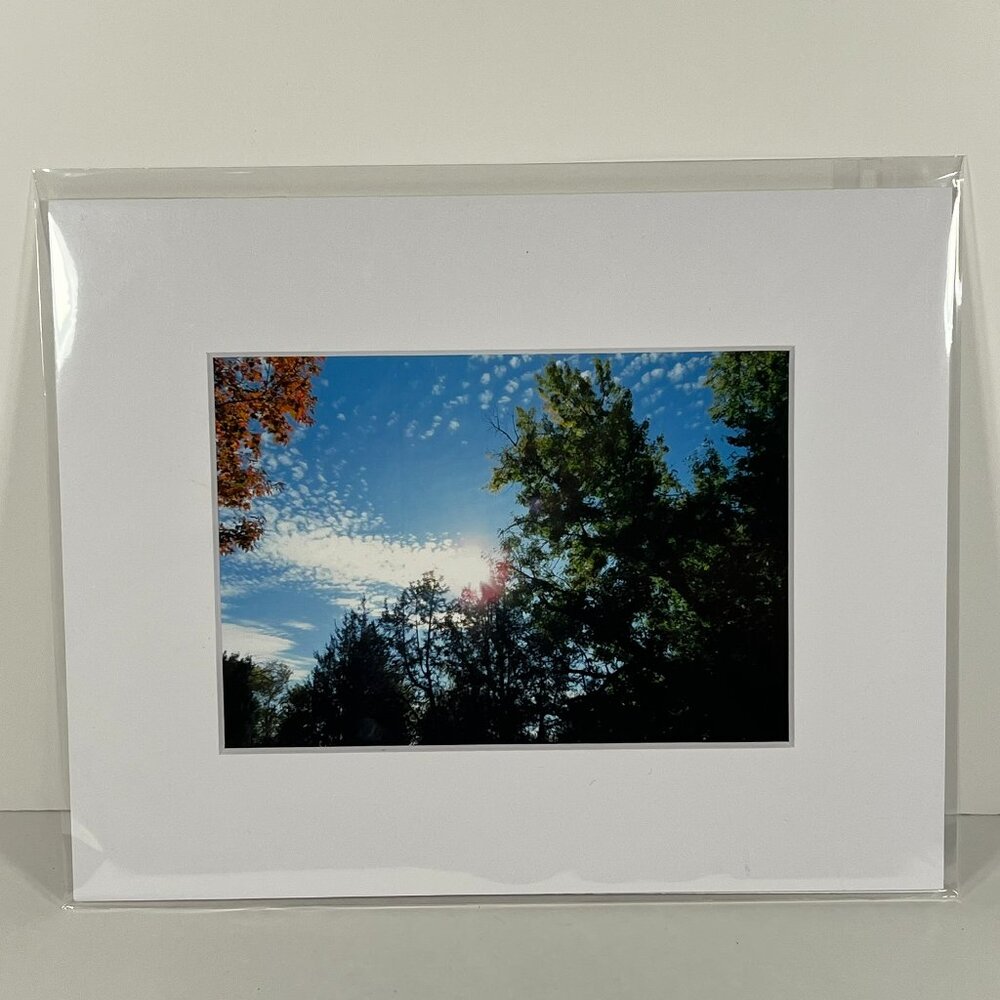 Annular Solar Eclipse October 14 2023 Photography Print 10in x 8in Mat NWT